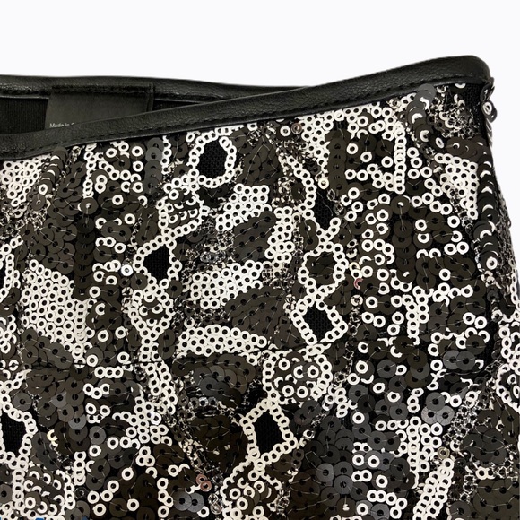 Black white sequin H&M Premier leggings - Picture 1 of 9